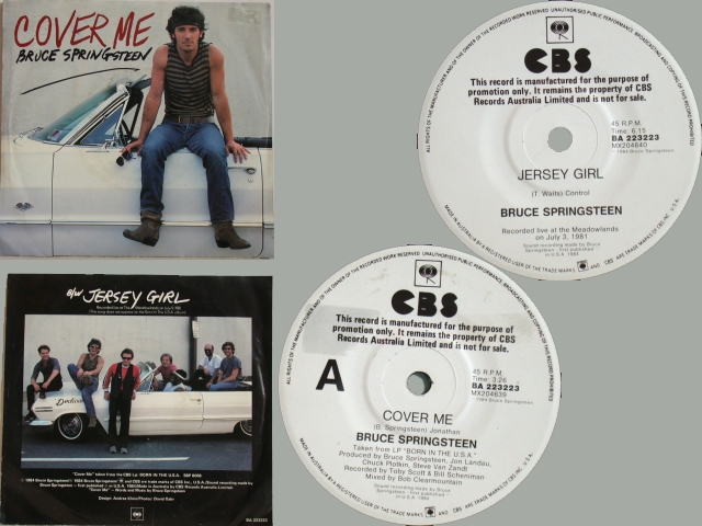 Bruce Springsteen - COVER ME / JERSEY GIRL